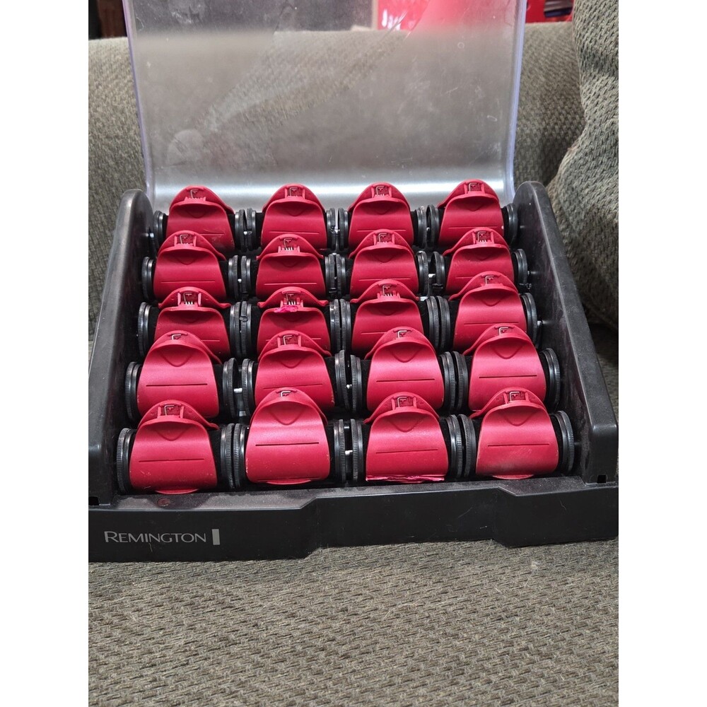 Remington H9096 Silk Ceramic Dual Heat Roller Set Fast Heat Curlers Tested Works
